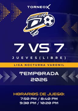 Futbol 7 vs 7 - Jueves Nocturno